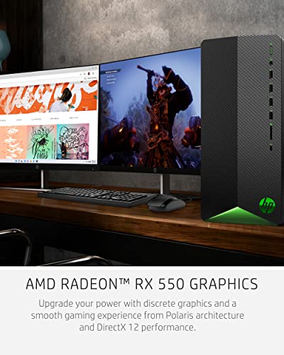 HP Pavilion Gaming Desktop, AMD Ryzen 5 5600G, RX5500 4GB, 8GB RAM, 256GB SSD N734