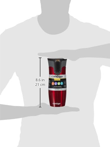 Contigo West Loop Autoseal Travel Mug, Stainless Steel, Leakproof W76171