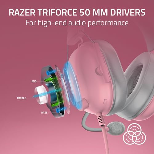 Razer BlackShark V2 X Gaming Headset 7.1 Surround Sound for PC, PS4, PS5, Switch F1650