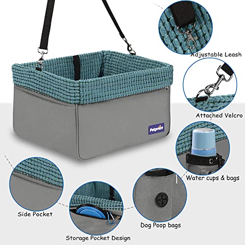 Pet Car Seat for Small Dogs & Cats 20lbs with Adjustable Leash X12424
