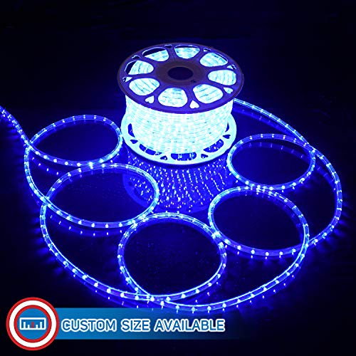 Russell Decor LED Rope Lights 50ft Blue T726229