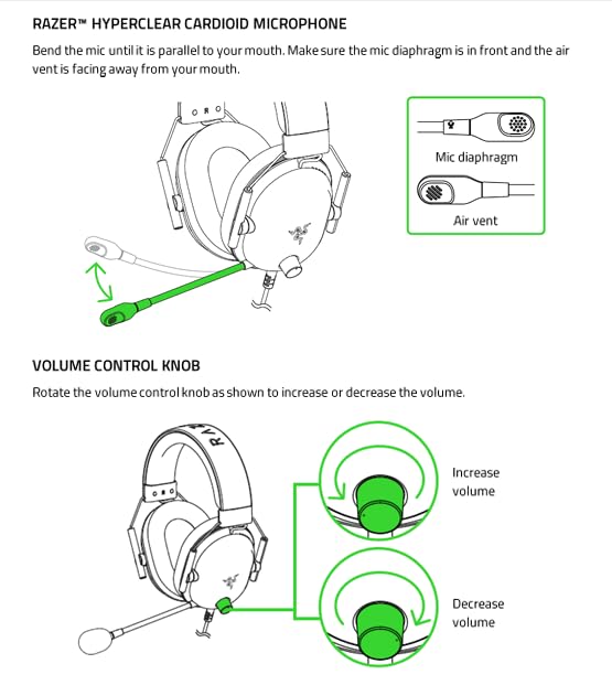 Razer BlackShark V2 X Gaming Headset 7.1 Surround Sound for PC, PS4, PS5, Switch F1650