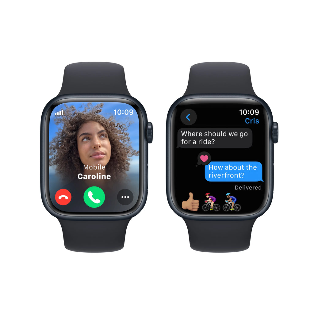 Apple Watch Series 9 GPS + Cellular 45mm Midnight Aluminum Case with Sport Band U141782