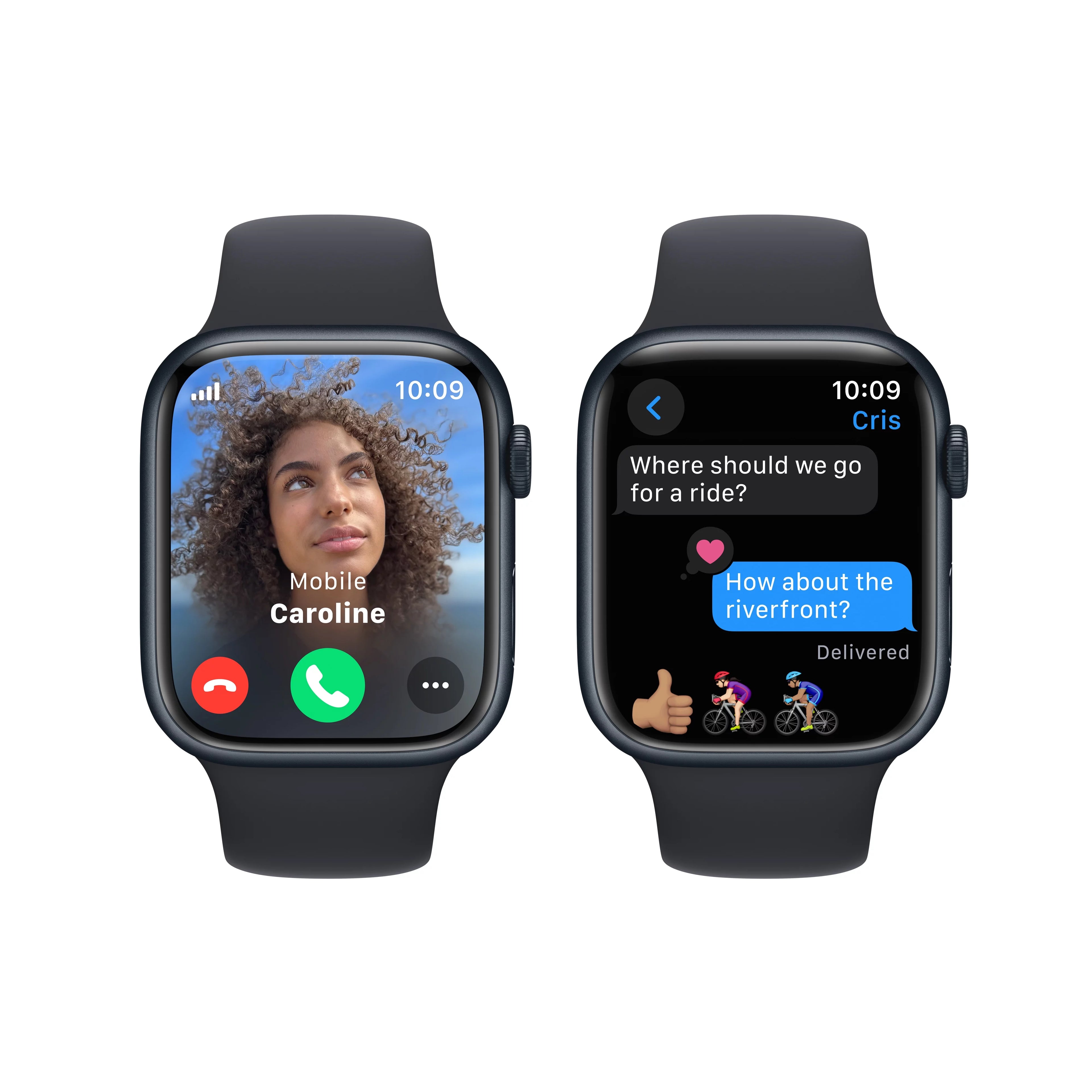 Apple Watch Series 9 GPS + Cellular 45mm Midnight Aluminum Case with Sport Band U141782