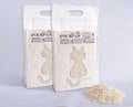 Tofu Cat Litter Green Tea 5.5 Lbs X 4 Bags, Flushable Clumping Fast Drying Tofu Cat Litter, Ultra Absorbent, Low Tracking Cat Litter 2mm Pellets.