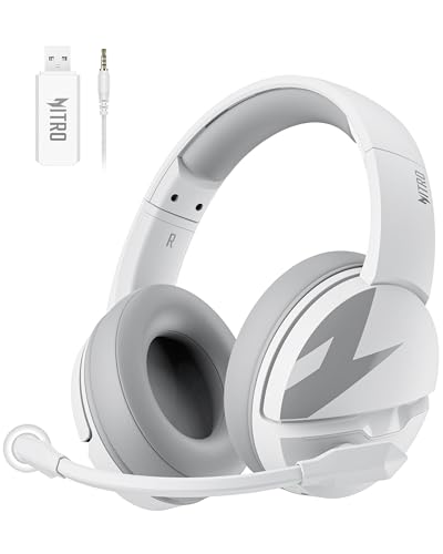 acer Wireless Gaming Headset for PS5, PC, Switch, Bluetooth 5.3, Noise Canceling Mic, Black X39806