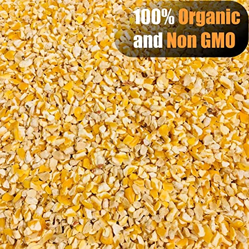 Premium Coarse Cracked Corn for Deer, Chickens and Wildlife, 50 lbs M40083