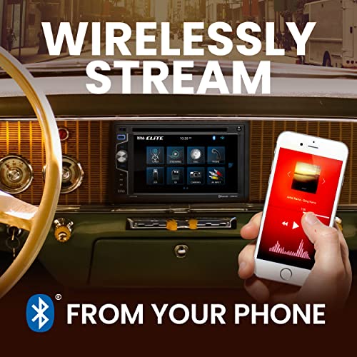 BOSS Audio Systems Elite BV755BLC 6.2" Double Din Touchscreen Car Stereo with Bluetooth O356
