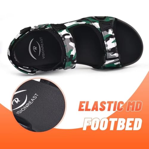 visionreast Mens Athletic Sandals Non-slip Outdoor Hiking P706
