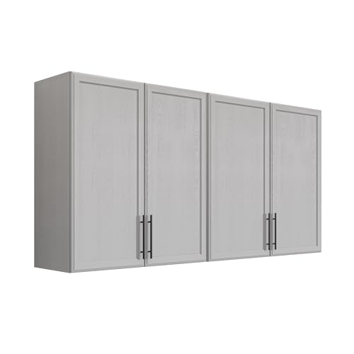 FIMELLO 30" White Wall Cabinet with Adjustable Shelf W977