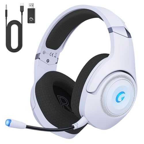 Wireless Gaming Headset for PS5/PS4/PC with Noise Canceling Mic, Midnight Blue Q202036
