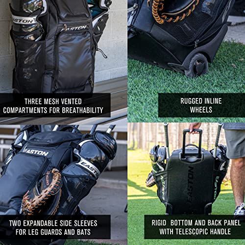 Easton Catcher's Wheeled Bag for Baseball & Softball A303