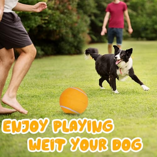 Large Dog Tennis Ball 9.5" Giant Toy for Small Medium Large Dogs W666