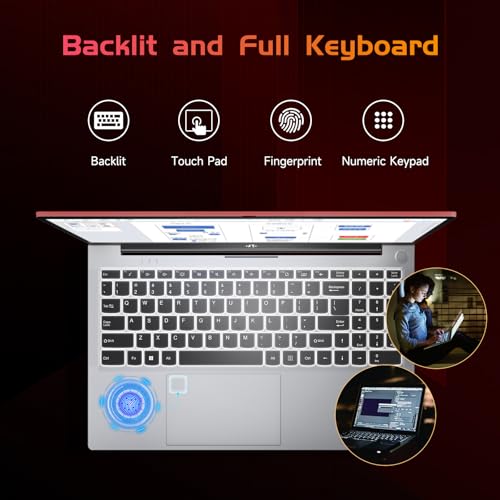 NIMO 15.6 IPS FHD Laptop, 16GB RAM 1TB SSD, Intel Pentium N100, Backlit Keyboard, Win 11 E701