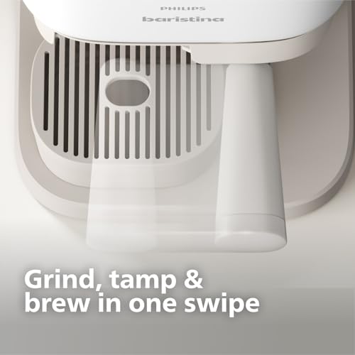 Philips Baristina Espresso Machine with Milk Frother, Black D833