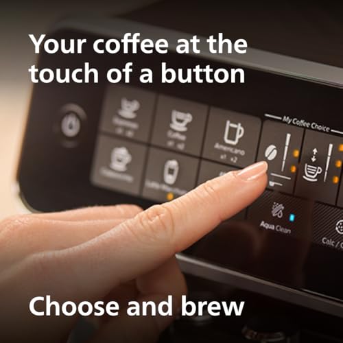 Philips 3200 Series Fully Automatic Espresso Machine with LatteGo, Black (EP3241/54) U11280