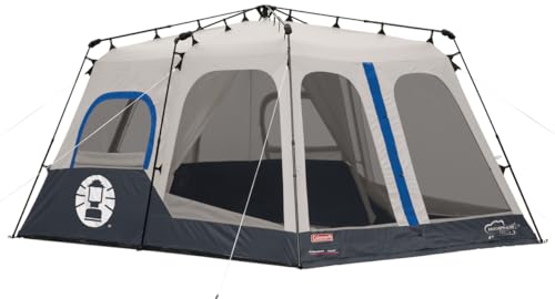 Coleman Instant Tent with 1-Minute Setup, 4/6/8/10 Person, Carry Bag H1828