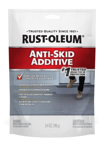 Rust-Oleum Rocksolid Polycuramine Garage Floor Coating 2.5 Car Kit Gray with Decorative Chips & Anti Skid Additive D761092