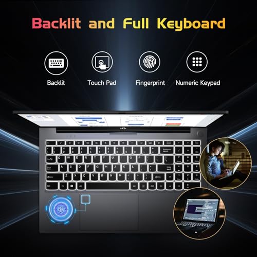 NIMO 15.6 IPS FHD Laptop, 16GB RAM 1TB SSD, Intel Pentium N100, Backlit Keyboard, Win 11 E701