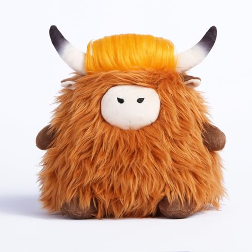 Highland Cows Plush Toy Brown 11 in H224