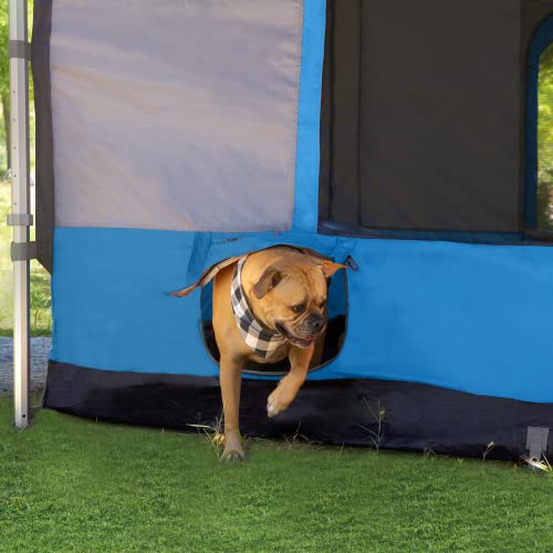 E-Z UP Camping Cube 6.4 for 10' Straight Leg Canopy, Royal Blue Z577682