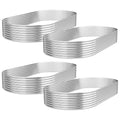 4 Pack 6x2FT Galvanized Raised Garden Bed Outdoor,Metal Garden Bed for Vegetables,Steel Raised Beds for Gardening,Above Ground Garden Box for Flower