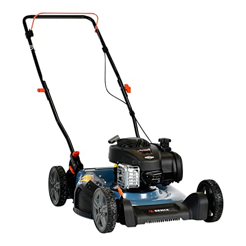 SENIX LSPG-M7 21-Inch Gas Push Lawn Mower with Briggs & Stratton Engine G2743