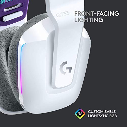 Logitech G733 Lightspeed Wireless Gaming Headset – Black, PC, PS5, PS4, Switch F9206