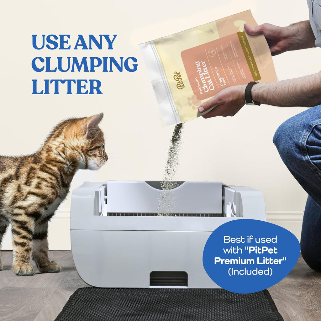 Smart Automatic Cat Litter Box Self Cleaning with Odor Eliminator K971