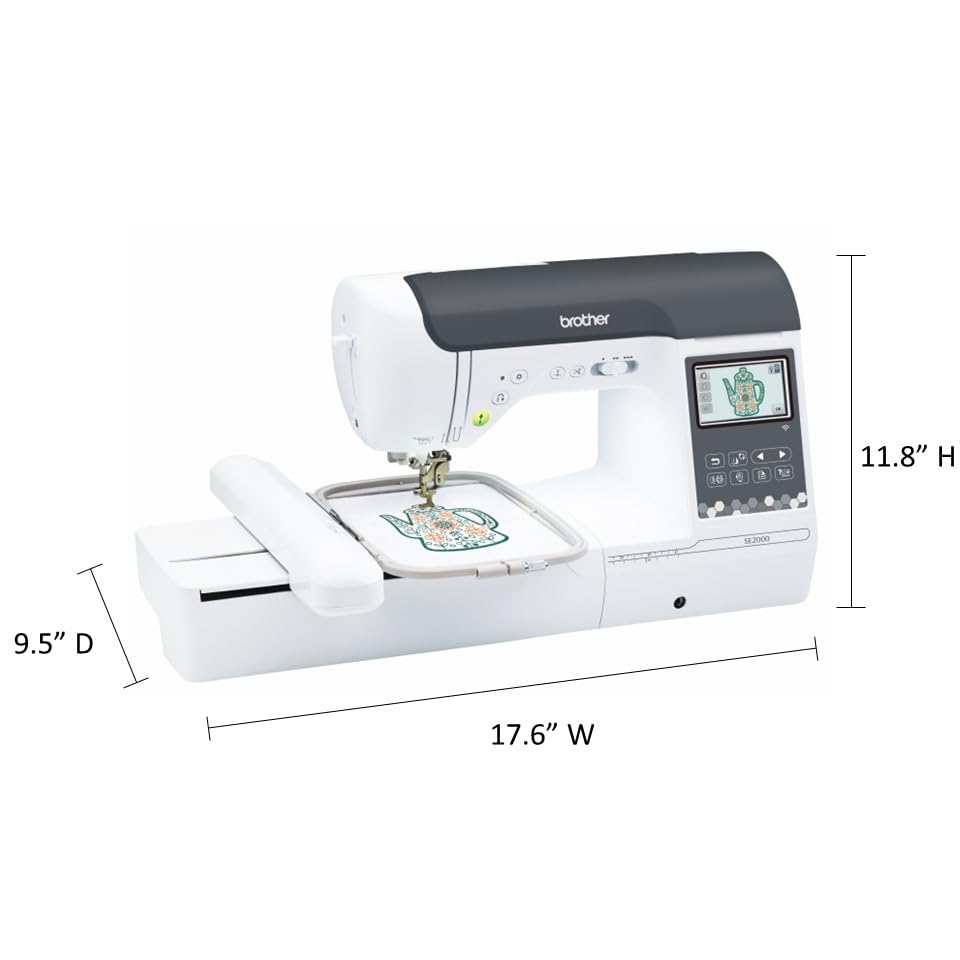 Brother SE2000 Computerized Sewing and Embroidery Machine M825