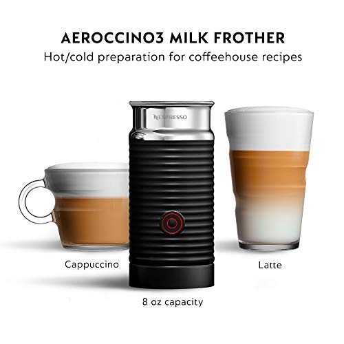 Nespresso Vertuo Plus Coffee and Espresso Maker by Breville, Ink Black H750