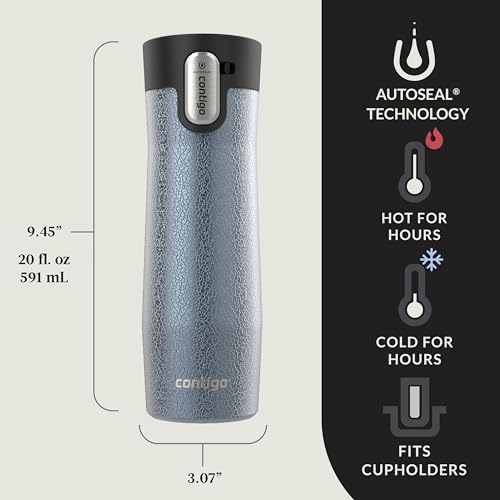Contigo AUTOSEAL West Loop Vacuum-Insulated Stainless Steel Travel Mug 20 oz U753927