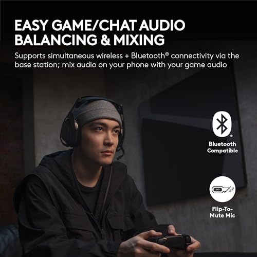 Logitech G Astro A50 Wireless Gaming Headset + Base Station for PS5, Xbox, PC V69935