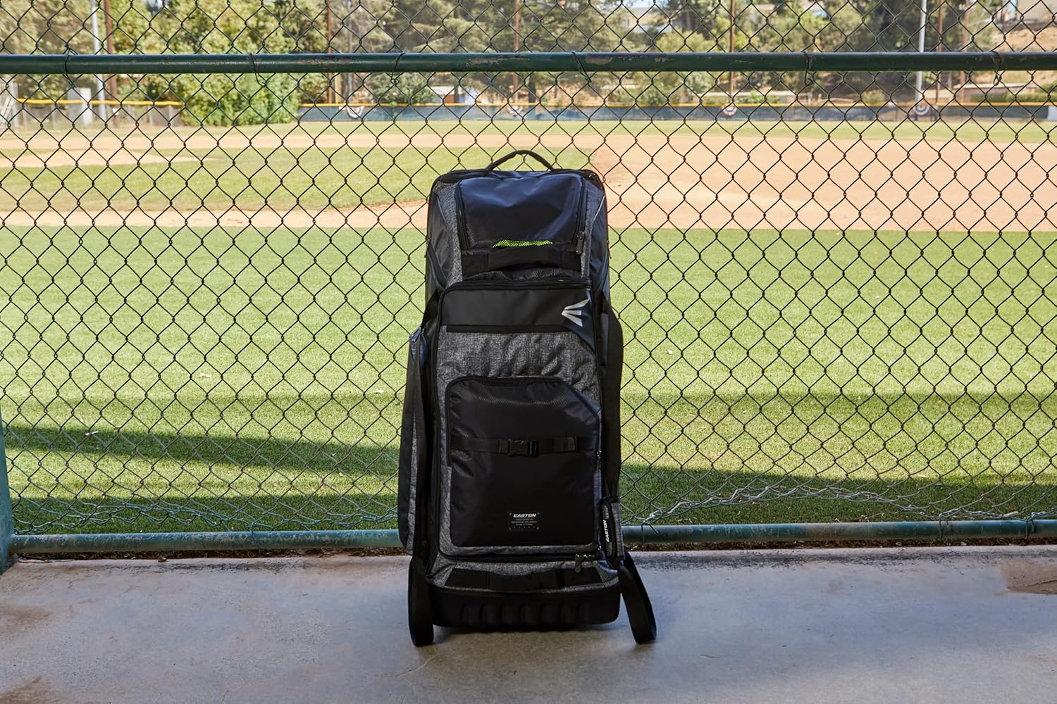 Easton TANK PRO Wheeled Equipment Bag for Baseball Softball Black P9480