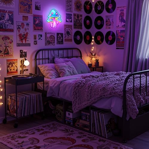 Dimmable Mushroom Neon Sign for Wall Decor Z22083