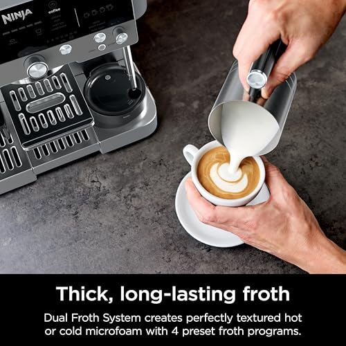 Ninja Luxe Café Premier Series Espresso Machine and Drip Coffee Maker, Stainless Steel P86793