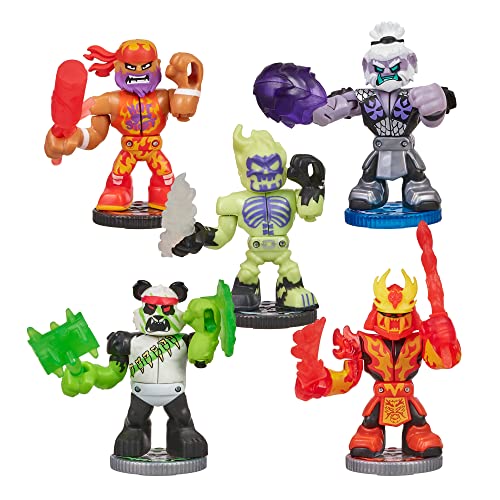 Legends of Akedo Button Bash Collector Pack 10 Arcade Warrior Figures with 2 Controllers L81170