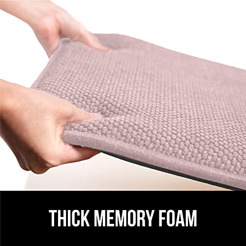 GORILLA GRIP Slip Resistant Chair Cushions, Memory Foam, Set of 2, Beige W525