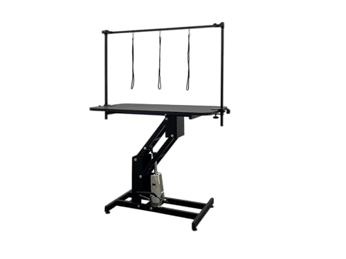 Hydraulic Dog Grooming Table for Pet, Heavy Duty, 350Lbs Load, White G6456