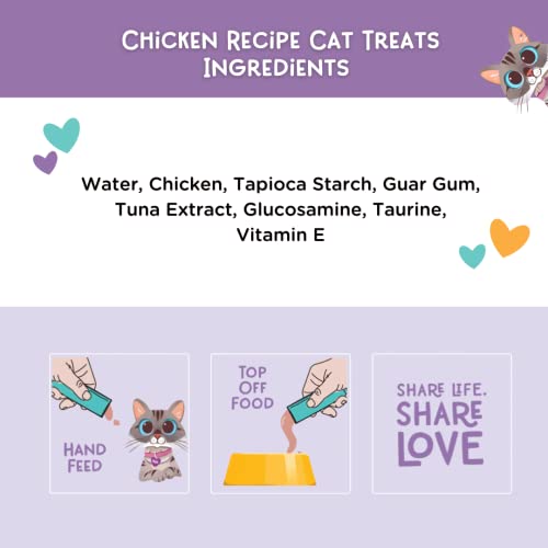 LOVE, NALA Natural Lickable Cat Treat Variety Pack, Grain Free, 24 Pack U397750