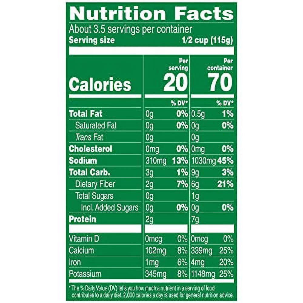Del Monte Fresh Cut Leaf Spinach, 13.5 oz (Pack of 12) K8520