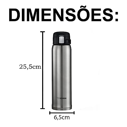 Zojirushi SM-SA60BA Stainless Steel Vacuum Insulated Mug, 20 oz, Black M947