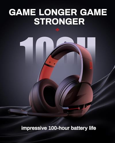 acer Wireless Gaming Headset for PS5, PC, Switch, Bluetooth 5.3, Noise Canceling Mic, Black X39806