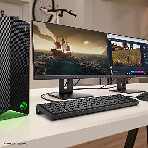 HP Pavilion Gaming Desktop PC Tower, AMD Ryzen 5 5600G, 16GB RAM, 1TB SSD, Windows 11 Home W28748