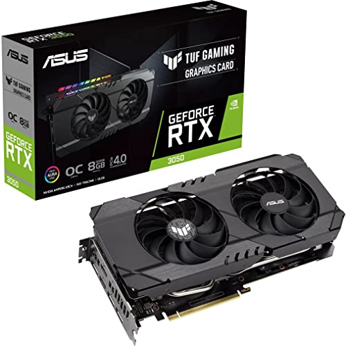 ASUS Dual NVIDIA GeForce RTX 3050 6GB OC Edition Gaming Graphics Card B93321