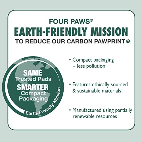 Four Paws Wee-Wee Super Absorbent Pee Pads for Dogs, Unscented, 24" x 24" (22 Count) W652