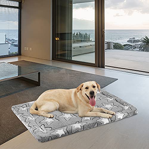 EMPSIGN Dog Bed Mat Reversible Cool & Warm Machine Washable Crate Pad I98396