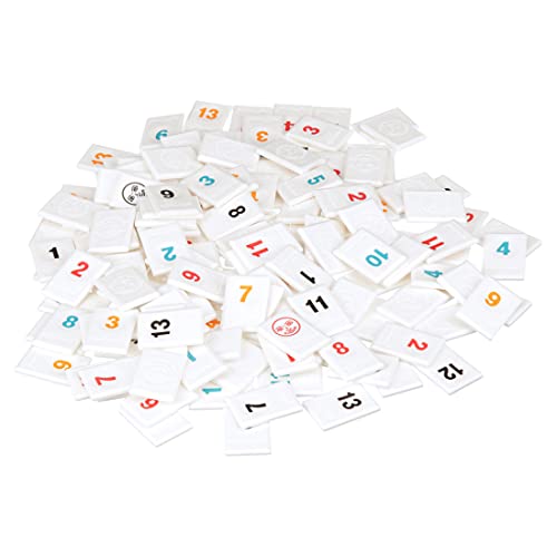 Rummikub Six Player Edition Classic Rummy Tile Game by Pressman, Blue X660269