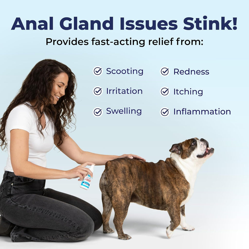 Vetnique Labs Glandex Medicated Anal Gland Spray for Dogs & Cats, 4oz R413858