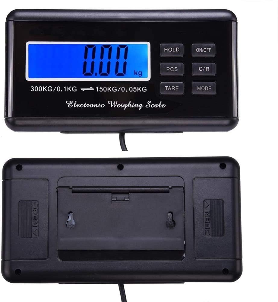 660lbs Postal Scale LCD Digital Floor Platform Scale for Shipping P7498